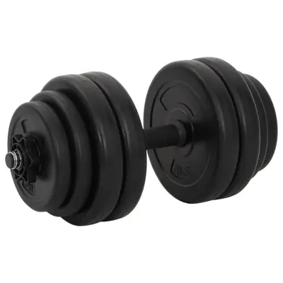 vidaXL Utež 15 kg