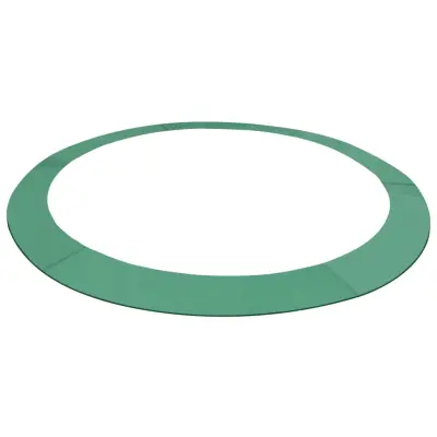 vidaXL Varnostna podloga PE zelena za 3,05 m okrogel trampolin