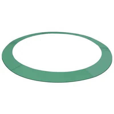 vidaXL Varnostna podloga PE zelena za 3,96 m okrogel trampolin