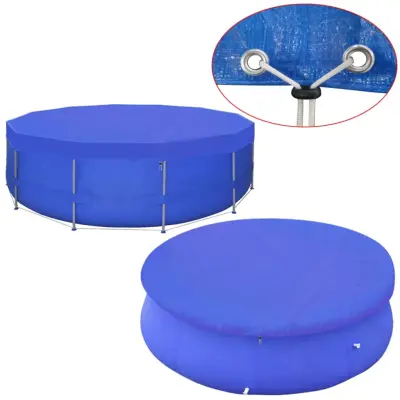 vidaXL Pokrivalo za bazen PE okroglo 460 cm 90 g/m²