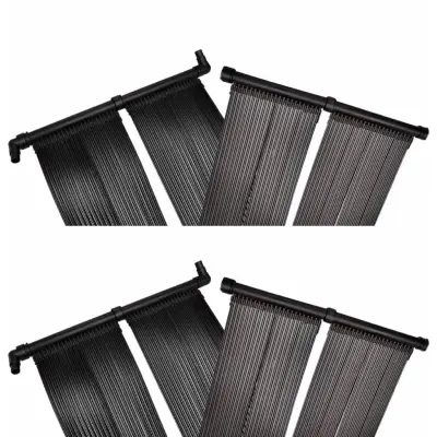 vidaXL Solarni grelni panel za bazen 4 kosi 80x620 cm