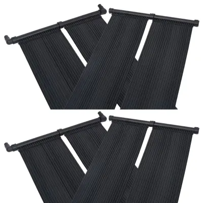 vidaXL Solarni grelni panel za bazen 4 kosi 80x310 cm