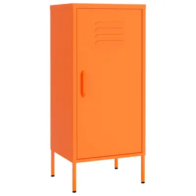 vidaXL Omara za shranjevanje oranžna 42,5x35x101,5 cm jeklo
