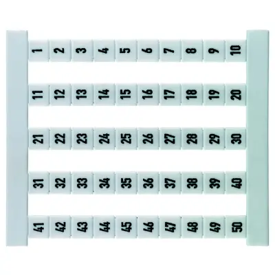 50 kos. Weidmüllerjevi označevalci za terminale DEK 5 FS 1-50