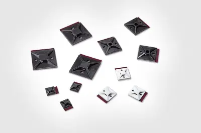 100 kosov. HellermannTyton montažni podstavek MB3APT-IPA66WH100