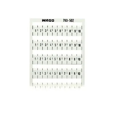 5 kosov. WAGO GmbH & Co. KG Sistem za označevanje WMB 793-502