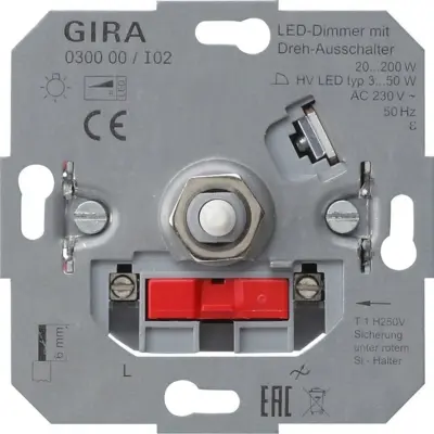 Vstavek za zatemnitev Gira LED 030000