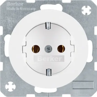 Berker SCHUKO vtičnica vtičnica pows/gl 41432089
