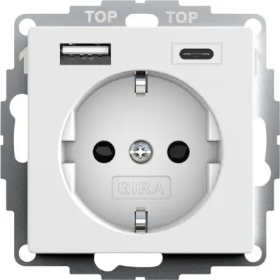 Napajalnik USB Gira 245927