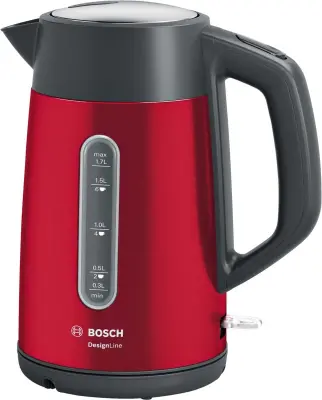 Bosch SDA električni čajnik TWK4P434 temno rdeča/gr