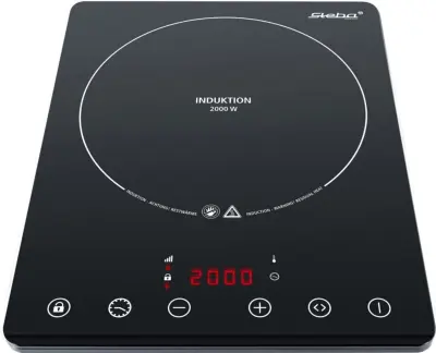 Indukcijska kuhalna plošča Steba IK 65 SLIM bw