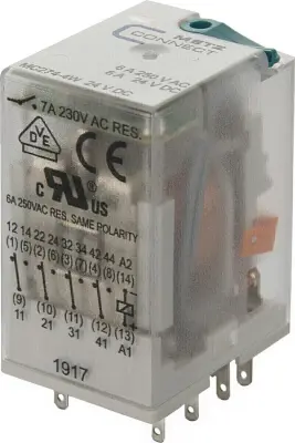 Metz Connect industrijski rele 4W,24VDC,7A 110017-25.14.07