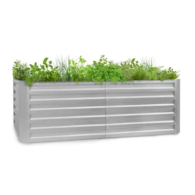 Blumfeldt High Grow Straight visoka greda, Srebrna