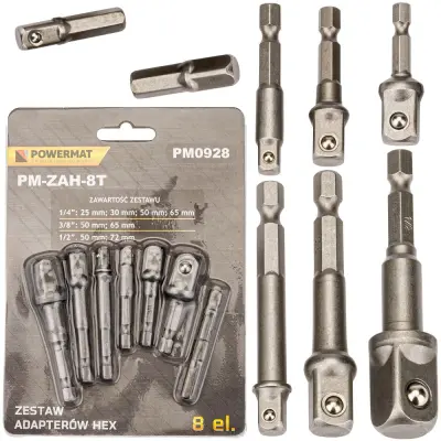 8 delni set adapterjev