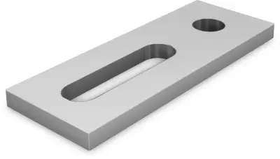 K2 Systems Aluminijasta adapterska plošča za vijak M10 2002544