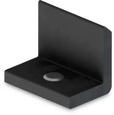 K2 Systems končni nosilec komplet črn 2002761