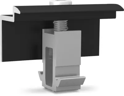 K2 Systems MiniClamp končne objemke 30-50 mm komplet črne barve 2002610