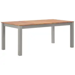vidaXL Jedilna miza 180x90x74 cm trdna hrastovina