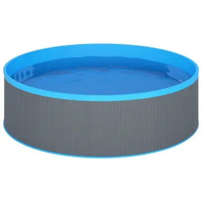 vidaXL Bazen 350x90 cm siv