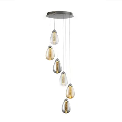 Obesek taccia 6L, krom/barva