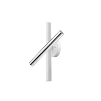 Varas Wall Lamp Chrome/White 3L