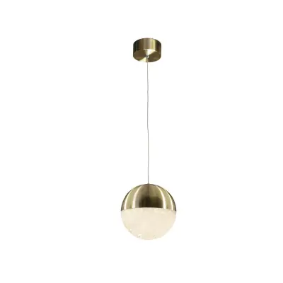 Obesena svetilka LED LED 1L, D20, medenina
