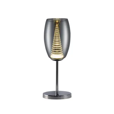 Namizna svetilka LED, 1L, krom