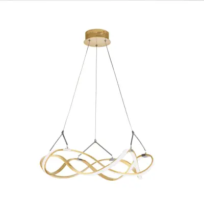 Molly LED obesek svetilka D53, rose Gold zatemnjena