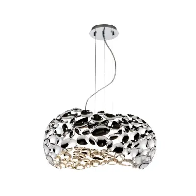 Obeseča svetilka Narisa, 5L, D47, Chrome