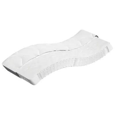 vidaXL Vzmetnica z žepkastim vzmetenjem srednja 90x190 cm enojna