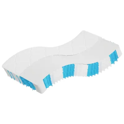 vidaXL Vzmetnica z žepkastim vzmetenjem srednje trda 70x200 cm