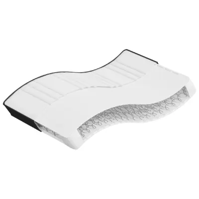 vidaXL Vzmetnica z bonnell vzmetenjem srednja 100x200 cm