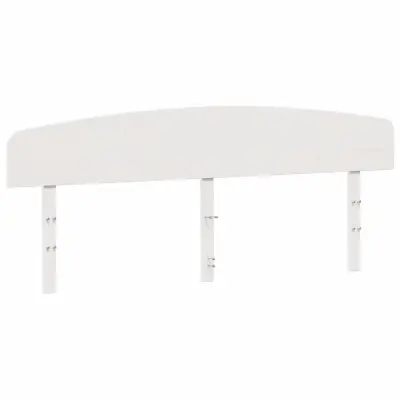 vidaXL Vzglavje bela 180 cm trdna borovina