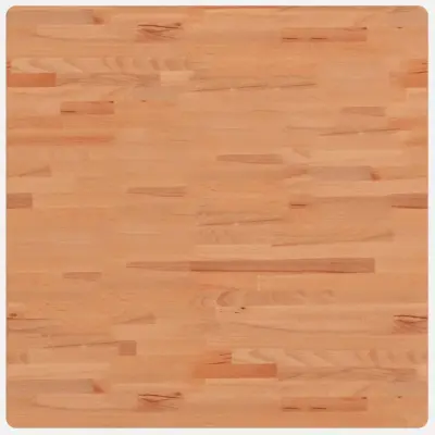 vidaXL Mizna plošča 80x80x4 cm kvadratna trdna bukovina