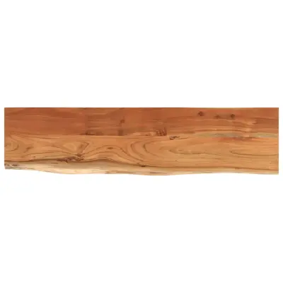 vidaXL Namizna plošča 160x40x2,5 cm pravokotna akacija naraven rob
