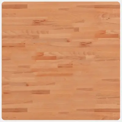 vidaXL Mizna plošča 80x80x1,5 cm kvadratna trdna bukovina