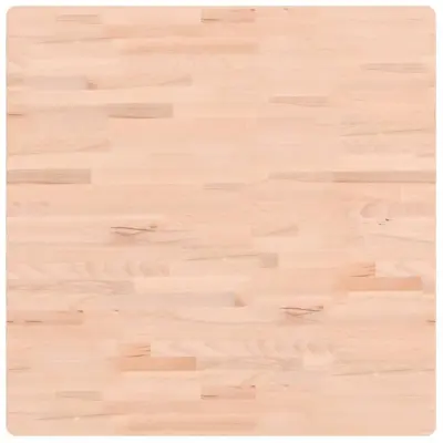vidaXL Mizna plošča 80x80x1,5 cm kvadratna trdna bukovina