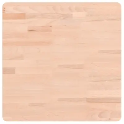 vidaXL Mizna plošča 50x50x4 cm kvadratna trdna bukovina