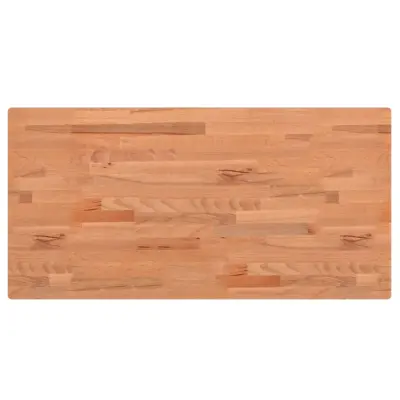 vidaXL Mizna plošča 80x40x1,5 cm pravokotna trdna bukovina