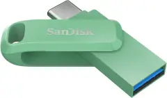 SANDISK USB C & USB 256GB Ultra Dual zelen USB ključek