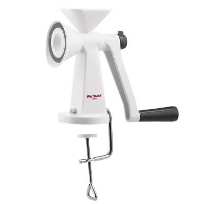 Mlinček za žito Poppy h16,9cm / bela / pvc