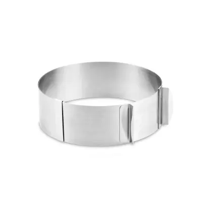 Raztegljiv obroč za torto 16-30cm x h8,5cm / inox