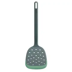 Perforirana lopatka Essential 9,5x31cm / pravokotna / sivo-zelena / silikon, pvc