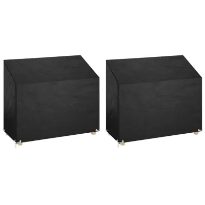 vidaXL Prevleka za gugalno klop 2 kosa 8 obročkov 160x70x70/88 cm PE