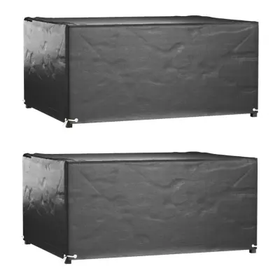 vidaXL Prevleka za vrtno pohištvo 2 kosa 160x120x75 cm pravokotna