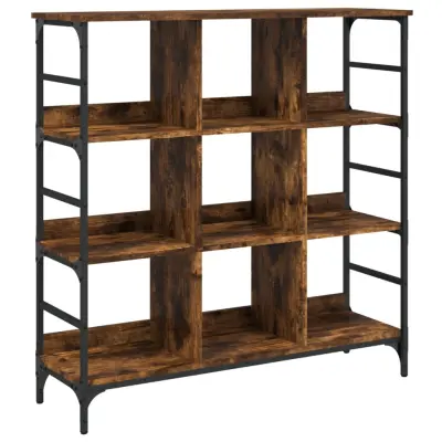 vidaXL Komoda dimljeni hrast 102x32x103,5 cm inženirski les