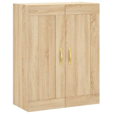 vidaXL Stenska omarica sonoma hrast 69,5x34x90 cm inženirski les