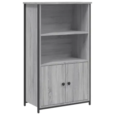 vidaXL Visoka omara siva sonoma 62x32x103,5 cm inženirski les