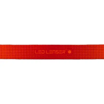 Ledlenser Seo Elastic Headband Red, Naglavni trak