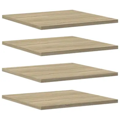 vidaXL Dodatne police za omaro 4 kosi sonoma hrast 40x40x1,5 cm